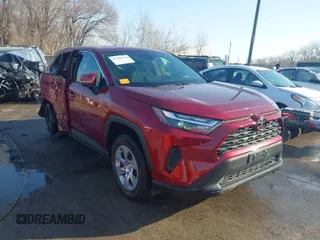 2023 Toyota RAV4 LE with VIN 2T3G1RFV2PW350562, listed as a IAAI auction lot 41786114 with 22,164 mi miles. Bid and sale history available at carsss.com. Image 1.