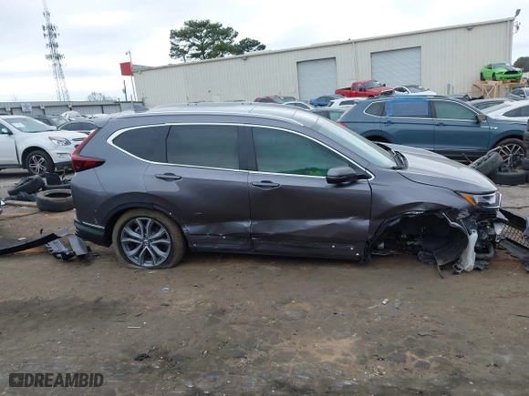 2021 Honda CR-V Touring with VIN 2HKRW2H93MH675015, listed as a IAAI auction lot 41711953 with 58,287 mi miles. Bid and sale history available at carsss.com. Image 13.