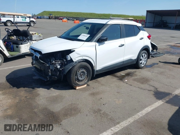 2019 Nissan Kicks S with VIN 3N1CP5CU8KL491396, listed as a IAAI auction lot 41986602 with 101,389 mi miles and . Bid and sale history available at carsss.com. Image 2.