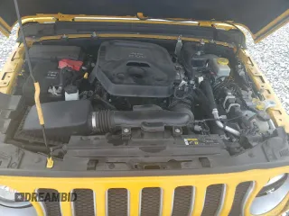 2019 Jeep Wrangler Unlimited Sahara with VIN 1C4HJXEN4KW593715, listed as a Copart auction lot 53883335 with 83,349 mi miles and Salvage Title. Bid and sale history available at DreamBid. Image 11.