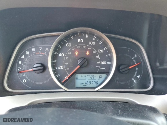 2013 Toyota RAV4 LE with VIN 2T3BFREV4DW080324, listed as a Copart auction lot 46670025 with 160,770 mi miles and Salvage Title. Bid and sale history available at carsss.com. Image 9.