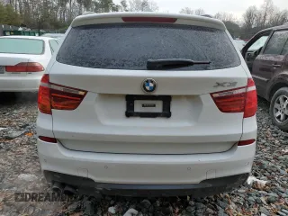 2017 BMW X3 xDrive35i with VIN 5UXWX7C56H0U39977, listed as a Copart auction lot 41337845 with 119,286 mi miles and Salvage Title. Bid and sale history available at DreamBid. Image 6.