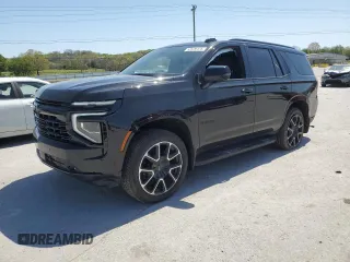 2025 Chevrolet Tahoe with VIN 1GNS6RRD3SR145539, listed as a Copart auction lot 52576175 with 3,578 mi miles and Salvage title. Bid and sale history available at DreamBid. Image 1.