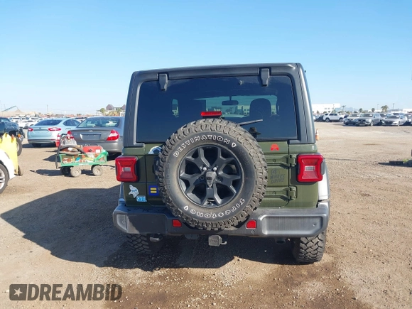 2021 Jeep Wrangler Sport S with VIN 1C4HJXAG0MW552427, listed as a IAAI auction lot 41643643 with 53,013 mi miles and . Bid and sale history available at DreamBid. Image 16.