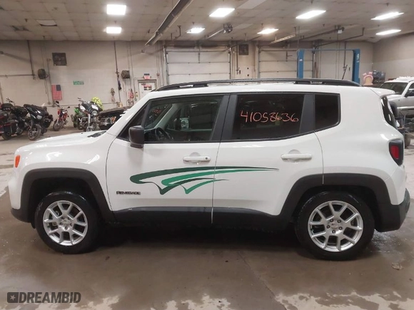 2023 Jeep Renegade Upland with VIN ZACNJDB13PPP12410, listed as a IAAI auction lot 41058636 with 12,730 mi miles. Bid and sale history available at carsss.com. Image 15.