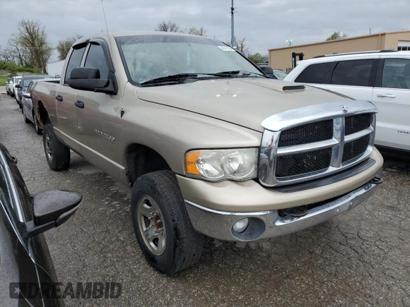 2005 Dodge Ram 2500 SLT with VIN 3D7KS28C75G739372, listed as a Copart auction lot 49416824 with 0 mi miles and Clean Title. Bid and sale history available at carsss.com. Image 4.