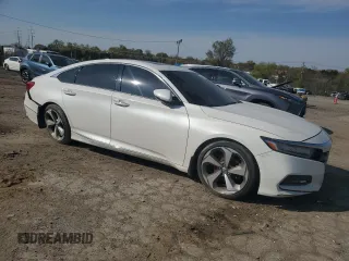 2018 Honda Accord Touring with VIN 1HGCV2F90JA014977, listed as a Copart auction lot 52817165 with 117,928 mi miles and Salvage title. Bid and sale history available at DreamBid. Image 4.
