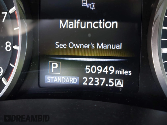 2022 Infiniti Q50 Luxe z VIN JN1EV7BP0NM310534, wystawiony jako IAAI lot #41588987 z przebiegiem 50 949 mil mil oraz . Historia ofert i sprzedaży dostępna na DreamBid. Obrazek 16.