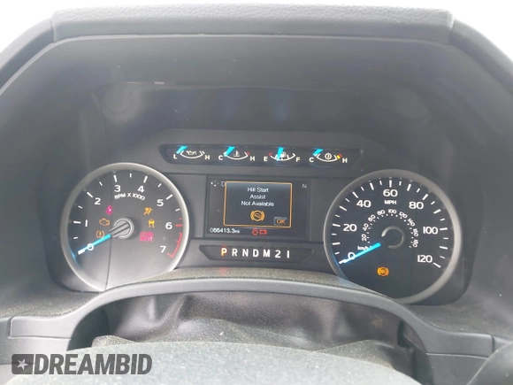 2017 Ford F-150 XL with VIN 1FTEW1EF3HFC44905, listed as a IAAI auction lot 41911628 with 66,413 mi miles. Bid and sale history available at carsss.com. Image 7.