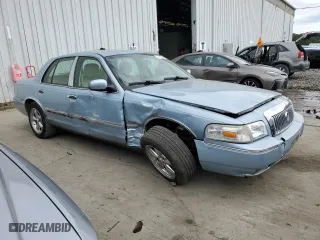 2010 Mercury Grand Marquis LS with VIN 2MEBM7FV1AX602156, listed as a Copart auction lot 71723204 with 0 mi miles and Salvage Title. Bid and sale history available at carsss.com. Image 4.