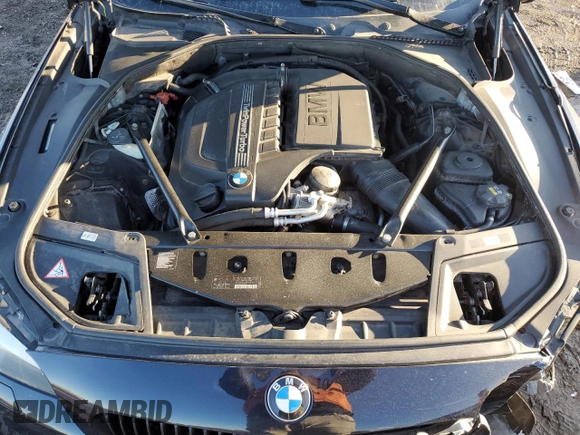2013 BMW 5 Series 535i xDrive with VIN WBAFU7C52DDU68984, listed as a Copart auction lot 46117455 with 133,774 mi miles and Salvage Title. Bid and sale history available at carsss.com. Image 11.