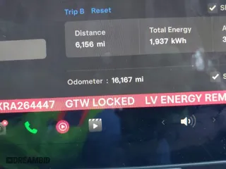 2024 Tesla Model Y Long Range with VIN 7SAYGDEEXRA264447, listed as a IAAI auction lot 41667885 with 16,167 mi miles. Bid and sale history available at carsss.com. Image 7.