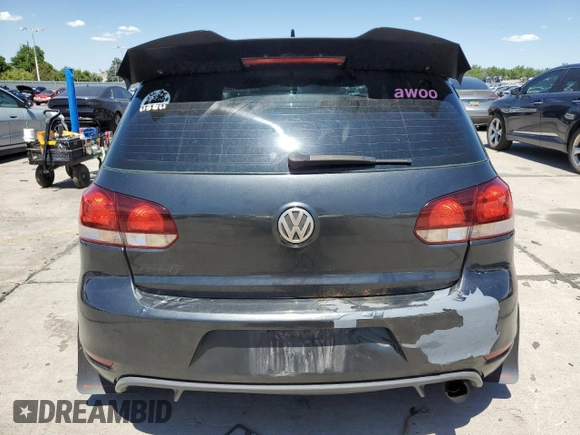 2010 Volkswagen Golf GTI with VIN WVWEV7AJ0AW247718, listed as a Copart auction lot 63494755 with 143,905 mi miles and Clean title. Bid and sale history available at DreamBid. Image 6.