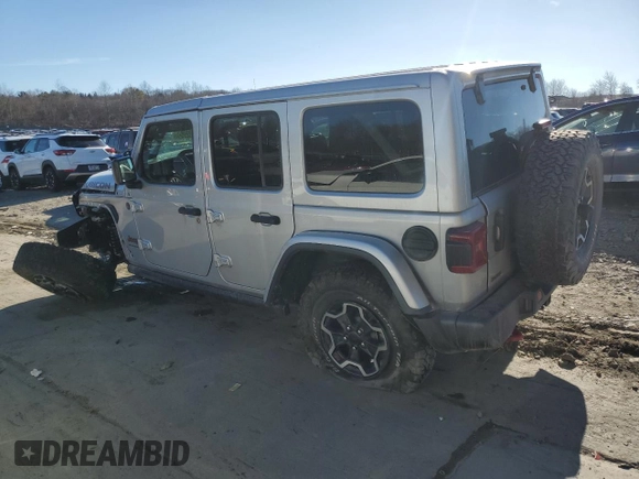 2023 Jeep Wrangler Rubicon Farout with VIN 1C4JJXFM4PW589923, listed as a Copart auction lot 80508004 with Not provided miles and Salvage title. Bid and sale history available at DreamBid. Image 2.