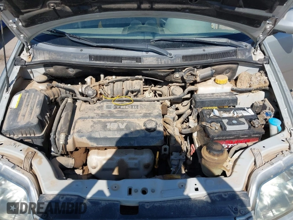 2005 Chevrolet Aveo LS with VIN KL1TD52685B375105, listed as a IAAI auction lot 42576891 with Not provided miles and . Bid and sale history available at DreamBid. Image 10.