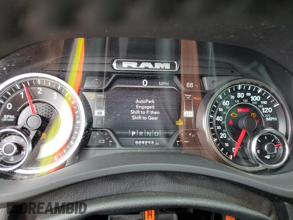 2022 Ram 2500 Laramie with VIN 3C6UR5FJ3NG219405, listed as a Copart auction lot 54243655 with 9,213 mi miles and Salvage Title. Bid and sale history available at carsss.com. Image 9.