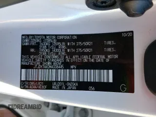 2021 Lexus LX 570 z VIN JTJDY7AX2M4338445, wystawiony jako Copart lot #37896074 z przebiegiem 78 254 mil mil oraz . Historia ofert i sprzedaży dostępna na DreamBid. Obrazek 14.