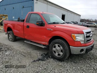 2014 Ford F-150 XL with VIN 1FTNF1EF7EKE29025, listed as a Copart auction lot 76759913 with 163,821 mi miles and Salvage Title. Bid and sale history available at carsss.com. Image 4.