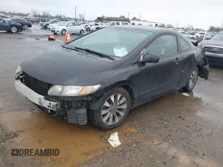 2009 Honda Civic Cpe EX-L with VIN 2HGFG12939H519688, listed as a IAAI auction lot 41462256 with 1 mi miles. Bid and sale history available at carsss.com. Image 2.