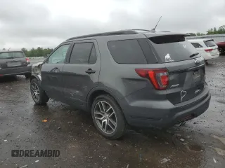 2019 Ford Explorer Sport with VIN 1FM5K8GT5KGA35458, listed as a Copart auction lot 60792775 with 58,540 mi miles and Salvage title. Bid and sale history available at DreamBid. Image 2.