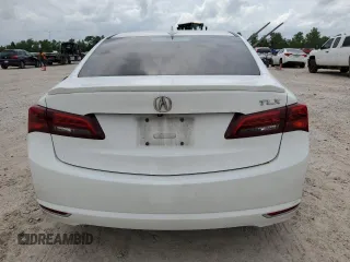 2016 Acura TLX with VIN 19UUB1F38GA003866, listed as a Copart auction lot 54975695 with 113,704 mi miles and Salvage title. Bid and sale history available at DreamBid. Image 6.