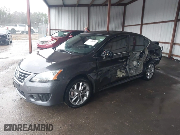 2015 Nissan Sentra SR with VIN 3N1AB7AP9FY347492, listed as a IAAI auction lot 41553625 with 206,010 mi miles and . Bid and sale history available at DreamBid. Image 18.