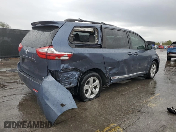 2017 Toyota Sienna LE Auto Access Seat with VIN 5TDKZ3DC7HS839088, listed as a Copart auction lot 47699525 with 63,466 mi miles and Salvage Title. Bid and sale history available at carsss.com. Image 3.