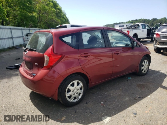 2016 Nissan Note S with VIN 3N1CE2CP1GL373163, listed as a Copart auction lot 51899995 with 83,448 mi miles and Salvage Title. Bid and sale history available at DreamBid. Image 3.