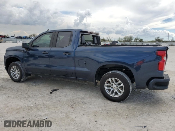 2020 Chevrolet Silverado 1500 Custom with VIN 1GCRWBEK4LZ367009, listed as a Copart auction lot 47017405 with 61,900 mi miles and Non Repairable. Bid and sale history available at carsss.com. Image 2.