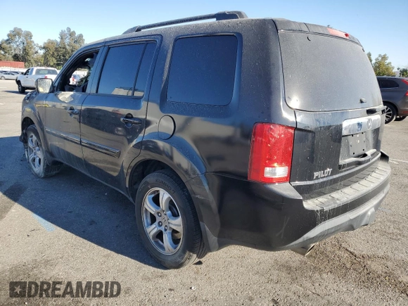 2014 Honda Pilot EX-L with VIN 5FNYF3H52EB011478, listed as a Copart auction lot 81804884 with Not Provided miles and Non Repairable. Bid and sale history available at DreamBid. Image 2.