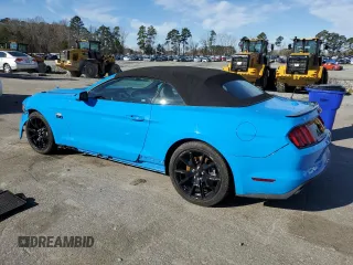 2017 Ford Mustang GT Premium with VIN 1FATP8FFXH5319509, listed as a Copart auction lot 45567855 with 43,612 mi miles and Salvage title. Bid and sale history available at DreamBid. Image 2.