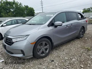 2021 Honda Odyssey EX с VIN 5FNRL6H56MB039930, выставлен на аукционе Copart как лот 58358825 с пробегом 32 893 миль миль и Списание • Salvage title. История ставок и продаж доступна на DreamBid. Изображение 1.