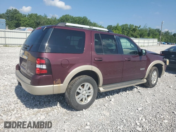 2007 Ford Explorer Eddie Bauer z VIN 1FMEU74E47UB51303, wystawiony jako Copart lot #61835765 z przebiegiem 182 627 mil mil oraz Szkoda całkowita • Salvage title. Historia ofert i sprzedaży dostępna na DreamBid. Obrazek 3.