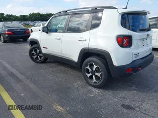 2021 Jeep Renegade Trailhawk with VIN ZACNJDC1XMPN28463, listed as a IAAI auction lot 41265800 with 13,395 mi miles and . Bid and sale history available at DreamBid. Image 3.
