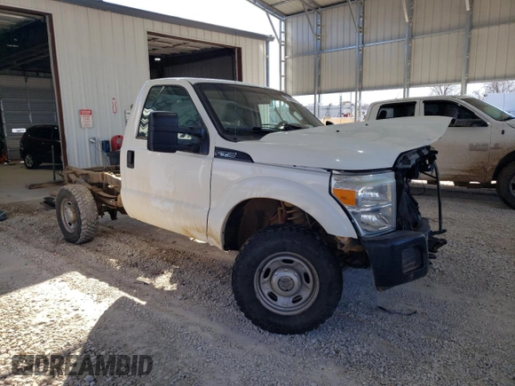 2012 Ford F-350 XL with VIN 1FTRF3B61CEC11465, listed as a Copart auction lot 47188555 with 182,941 mi miles and Salvage title. Bid and sale history available at DreamBid. Image 4.