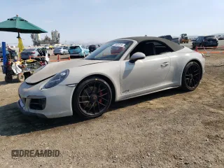 2018 Porsche 911 Carrera S with VIN WP0CB2A98JS147091, listed as a Copart auction lot 70023914 with 49,850 mi miles and Salvage Title. Bid and sale history available at carsss.com. Image 1.