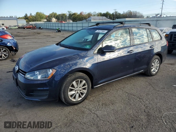 2016 Volkswagen Golf SportWagen TSI S with VIN 3VWC17AU4GM508304, listed as a Copart auction lot 75127564 with 153,980 mi miles and Clean Title. Bid and sale history available at carsss.com. Image 1.