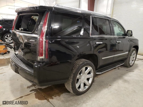 2020 Cadillac Escalade Premium Luxury with VIN 1GYS4CKJ1LR133820, listed as a Copart auction lot 82585614 with 49,787 mi miles and Salvage Title. Bid and sale history available at carsss.com. Image 3.
