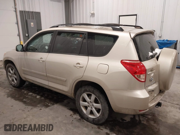 2008 Toyota RAV4 Ltd with VIN JTMZK31V486012044, listed as a IAAI auction lot 41305510 with 131,281 mi miles. Bid and sale history available at carsss.com. Image 3.