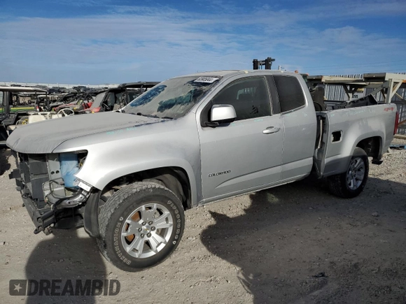 2019 Chevrolet Colorado 4WD LT with VIN 1GCHTCEN0K1119955, listed as a Copart auction lot 83905044 with 105,721 mi miles and Salvage Title. Bid and sale history available at carsss.com. Image 1.