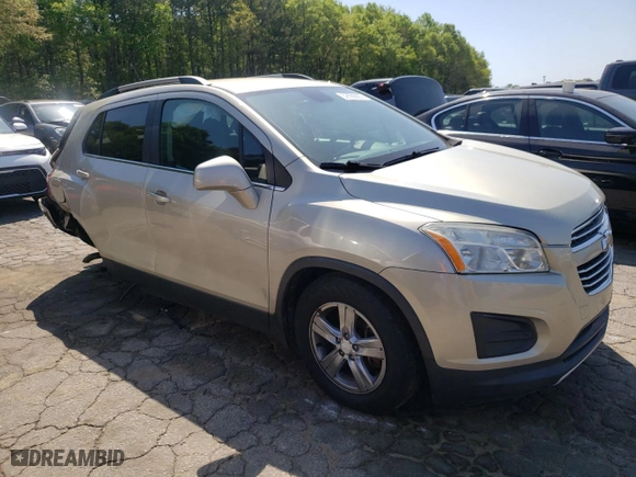 2016 Chevrolet Trax LT with VIN 3GNCJLSBXGL224150, listed as a Copart auction lot 52036865 with 107,953 mi miles and Clean Title. Bid and sale history available at carsss.com. Image 4.