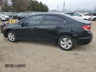 2013 Honda Civic LX with VIN 2HGFB2F52DH036262, listed as a Copart auction lot 46416555 with 285,113 mi miles and Clean Title. Bid and sale history available at DreamBid. Image 2.