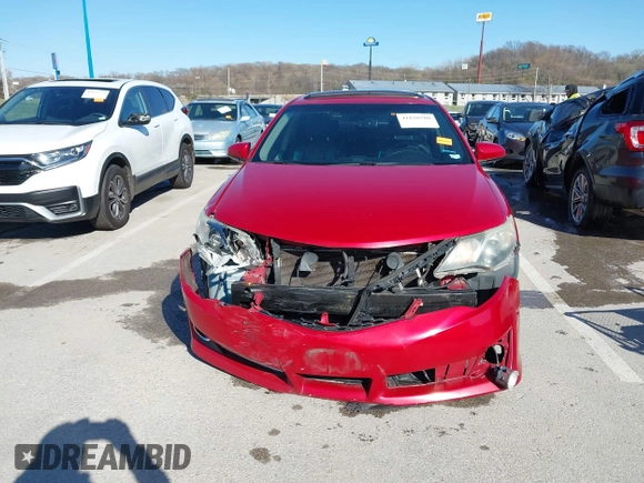 2012 Toyota Camry SE with VIN 4T1BK1FK5CU521306, listed as a IAAI auction lot 41820580 with 167,355 mi miles. Bid and sale history available at carsss.com. Image 6.