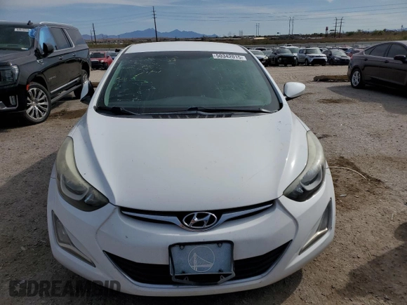 2014 Hyundai Elantra SE with VIN 5NPDH4AE3EH495669, listed as a Copart auction lot 50342015 with 110,326 mi miles and Salvage Title. Bid and sale history available at DreamBid. Image 5.