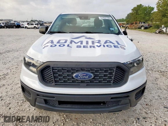 2021 Ford Ranger XL with VIN 1FTER1EH3MLD55653, listed as a Copart auction lot 57437195 with 21,779 mi miles and Clean title. Bid and sale history available at DreamBid. Image 5.