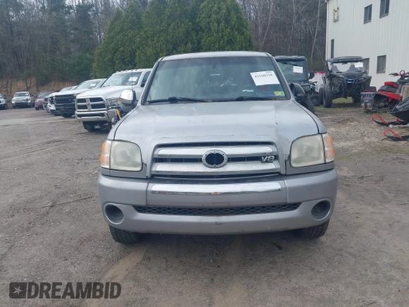 2004 Toyota Tundra SR5 with VIN 5TBDT441X4S442511, listed as a IAAI auction lot 42160328 with 157,997 mi miles and . Bid and sale history available at DreamBid. Image 12.