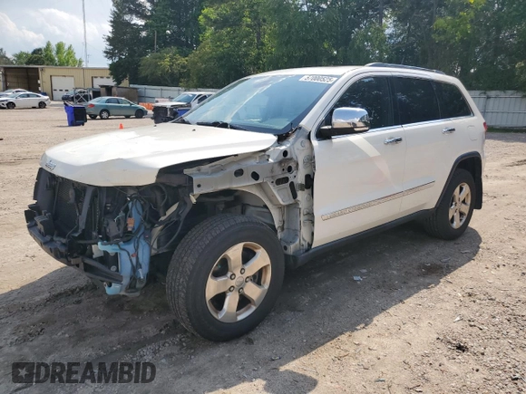 2012 Jeep Grand Cherokee Limited z VIN 1C4RJFBT0CC287342, wystawiony jako Copart lot #57000525 z przebiegiem 135 655 mil mil oraz Szkoda całkowita • Salvage title. Historia ofert i sprzedaży dostępna na DreamBid. Obrazek 1.
