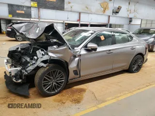 2023 Genesis G70 2.0T with VIN KMTG34TA2PU131582, listed as a Copart auction lot 41963835 with 28,512 mi miles and Non Repairable. Bid and sale history available at DreamBid. Image 1.