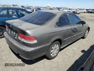 1999 Honda Civic DX with VIN 1HGEJ6227XL086048, listed as a Copart auction lot 69161104 with 139,789 mi miles and Clean Title. Bid and sale history available at carsss.com. Image 3.