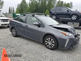 2020 Toyota Prius LE z VIN JTDL9RFU6L3021262, wystawiony jako Copart lot #60809845 z przebiegiem 83 870 mil mil oraz Szkoda całkowita • Salvage title. Historia ofert i sprzedaży dostępna na DreamBid. Obrazek 4.